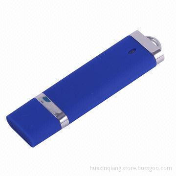 Plastic USB Drive with 128M-64GB Capacity,Logo Design,Supports Microsoft's Windows XP/Linux 2.4.x OS
